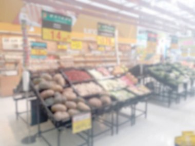 bulanık fotoğraf, bulanık görüntü, süpermarket, arka plan Gıda bölümü