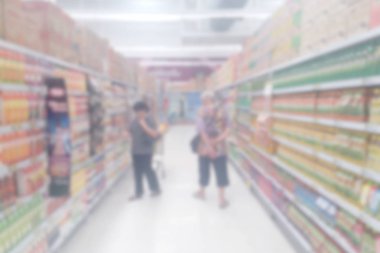 bulanık fotoğraf, bulanık görüntü, süpermarket, arka plan Gıda bölümü