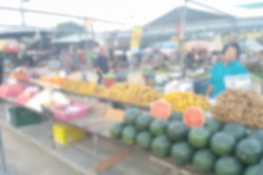 Bulanık fotoğraf, bulanık görüntü, meyve ve sebze, arka plan satan satıcıları