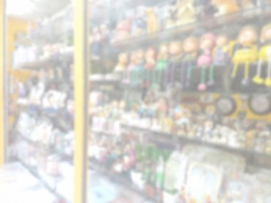Bulanık fotoğraf, bulanık görüntü, hediye dükkanı, arka plan