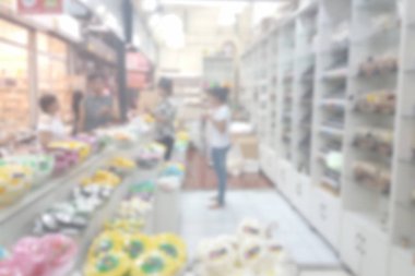 Bulanık fotoğraf, bulanık görüntü, hediye dükkanı, arka plan
