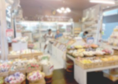 Bulanık fotoğraf, bulanık görüntü, hediye dükkanı, arka plan