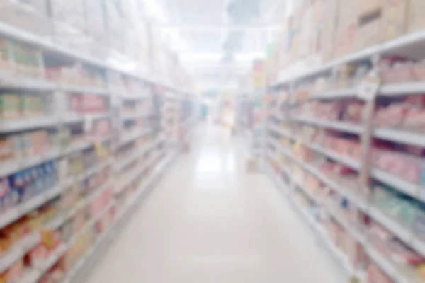 模糊的照片 模糊的图像 食品部门在超市 — 图库照片