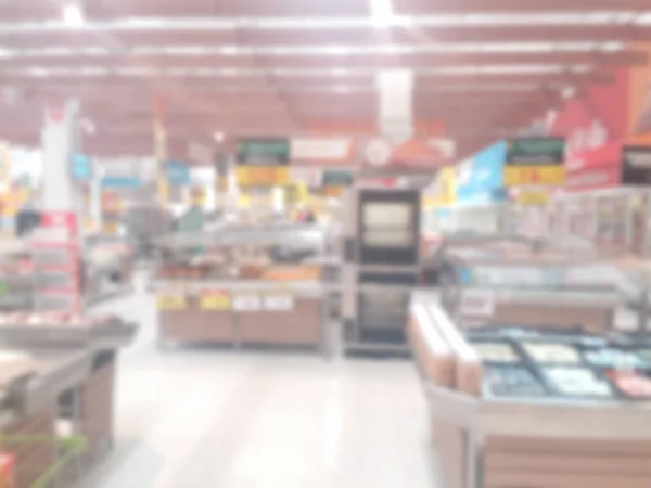 Розмита Фотографія Розмите Зображення Відділ Харчування Супермаркеті Фон — стокове фото