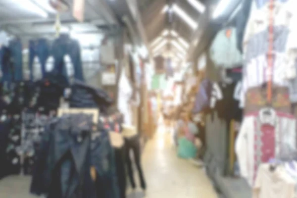 Foto Kabur Gambar Buram Pasar Loak Latar Belakang — Stok Foto