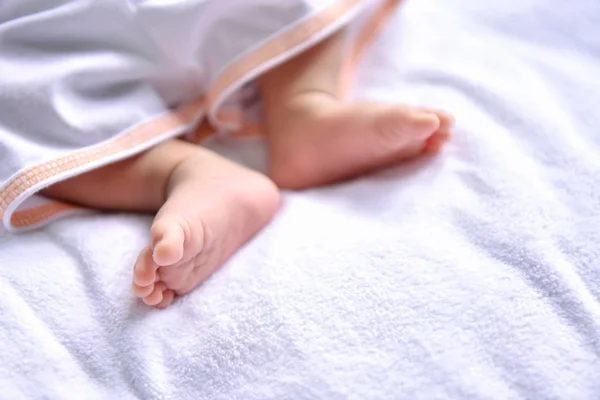 Concepto Para Recién Nacidos Los Bebés Recién Nacidos Duermen Una — Foto de Stock