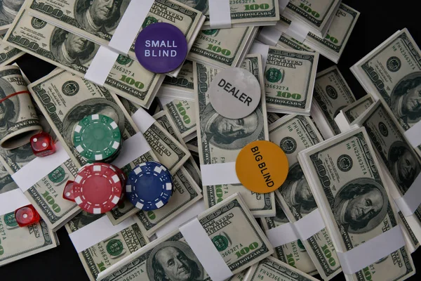 Conceptos Juego Los Empresarios Están Apostando Casino Las Apuestas Son — Foto de Stock