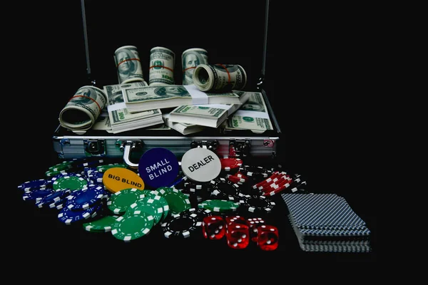 Gambling Koncept Affärsmän Spelar Casinot Betting Chansning För Investerare — Stockfoto