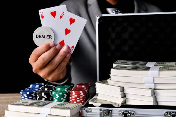Gambling Concepts Business People Gambling Casino Betting Gamble Investors — Stock Photo, Image
