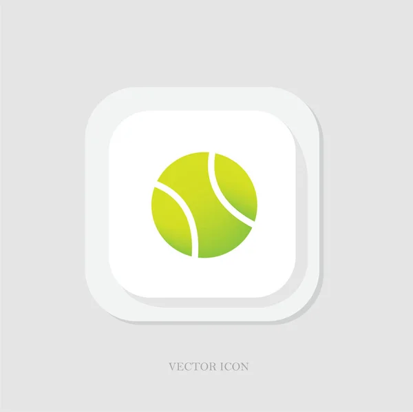 Meisterschaft Tennis Zeichen Sport Ikone Vektor Illustration — Stockvektor