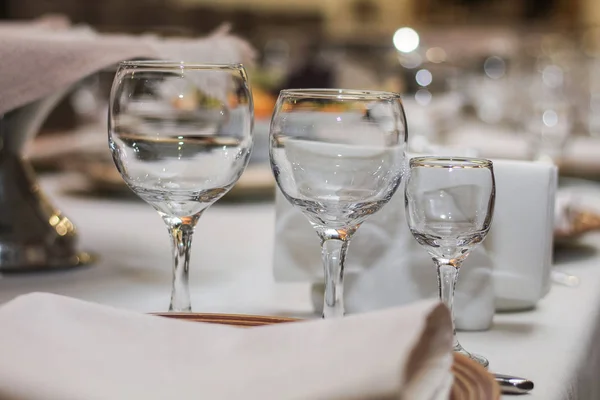 Tabel Een Café Restaurant Voor Een Vakantie Close Geserveerd — Stockfoto