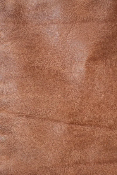 Bruine Achtergrond Van Leder Texture — Stockfoto