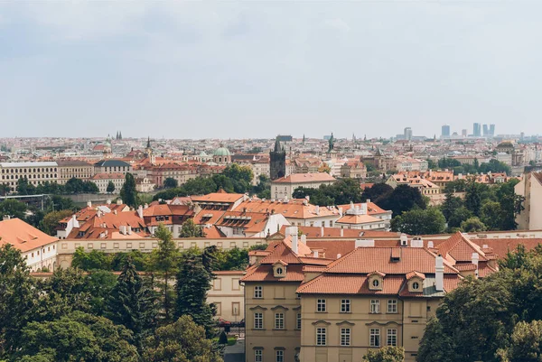 Güzel Prag Eski Şehir Cityscape Ile Antik Mimari Prague Çek — Stok fotoğraf