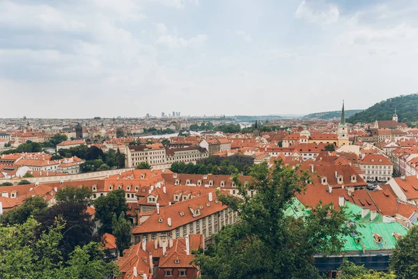 Vista Aerea Bella Città Vecchia Praga Paesaggio Urbano Praga Repubblica — Foto Stock