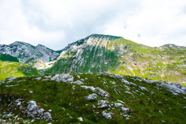 Rocky Dağları taşları toprağa Durmitor massif, Karadağ ile