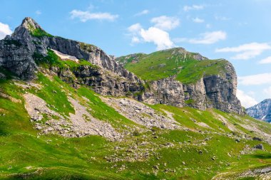 Rocky dağlarında Durmitor massif, Karadağ