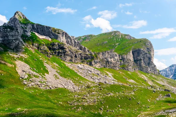 Skalnaté Hory Masivu Durmitor Černá Hora — Stock fotografie