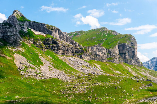 rocky mountains in Durmitor massif, Montenegro