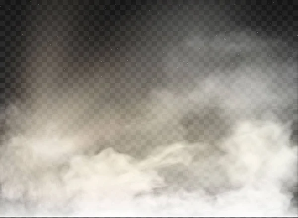 Σειρά από σύννεφα διανύσματος και ήλιο σε διαφανές φόντο — Διανυσματικό Αρχείο