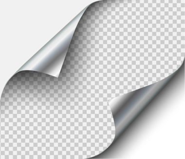 Boş sac çelik metal üzerinde gölge ile sayfa kıvırma