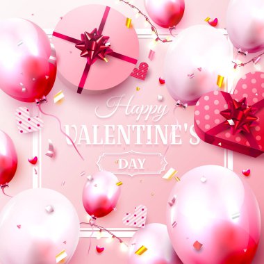 Sevgililer Günü tebrik kartı.