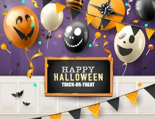 En-tête de fête Halloween moderne — Image vectorielle