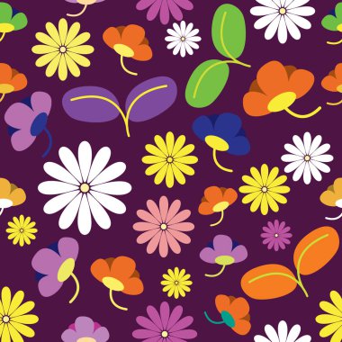 Çok güzel renklerde güller ile dikişsiz desen. Çiçek süsü ile dikişsiz desen