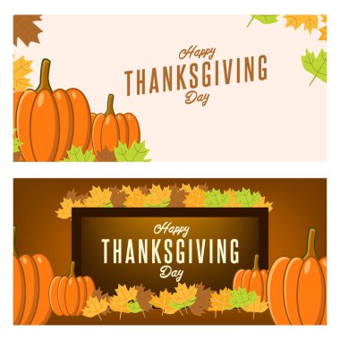 Mutlu Şükran günü vektör arka plan tasarımı