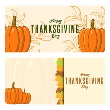 Kabak elemanı ile Şükran günü arka plan tasarımı