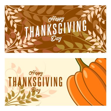 Kabak elemanı ile Şükran günü arka plan tasarımı