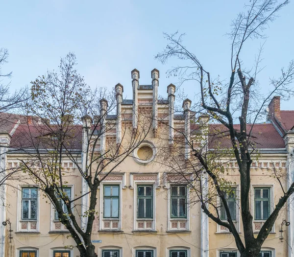 Um estilo judaico de arquitetura na Romênia — Fotografia de Stock