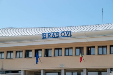 Tren İstasyonu, Brasov, Romanya Brasov işareti