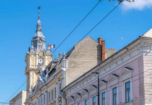 Cluj-napoca Rathaus in Rumänien. Ende des 19. Jahrhunderts erbaut — Stockfoto