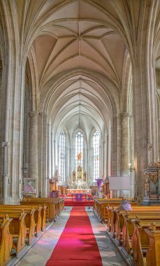 Kaloşvar, Romanya-24 Mart, 2018: Cluj Napoca, Romanya'da St Michael's Kilisesi içinde.