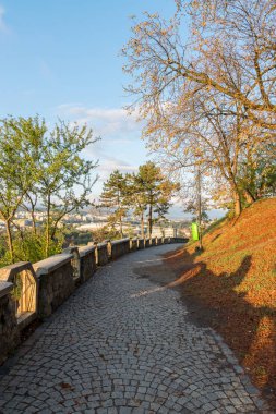 Cetatuia Park, güneşli bir d Cetatuia tepesi bilinen sokak