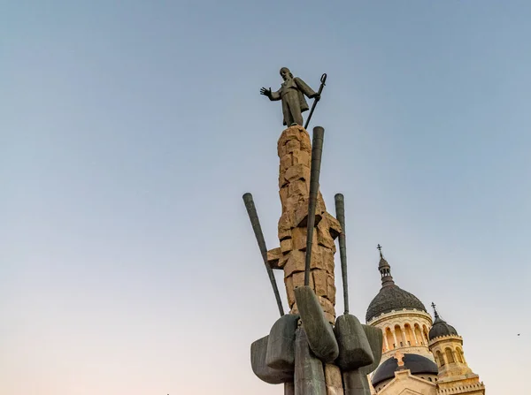 Estatua de Avram Iancu en Cluj-Napoca, Rumania —  Fotos de Stock