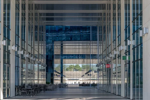 Kaloşvar, Romanya-16 Eylül 2018: Ofis Binası, Cluj Napoca'nın yeni iş merkezi.