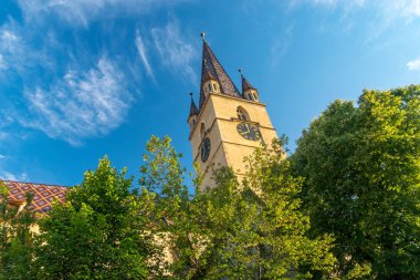 Lutheran Katedrali Saint Mary Sibiu, Transilvanya bölgesinde, Romanya