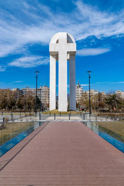 ALBA IULIA, RUMANÍA - 28 de febrero de 2019: Monumento a la Gran U —  Fotos de Stock