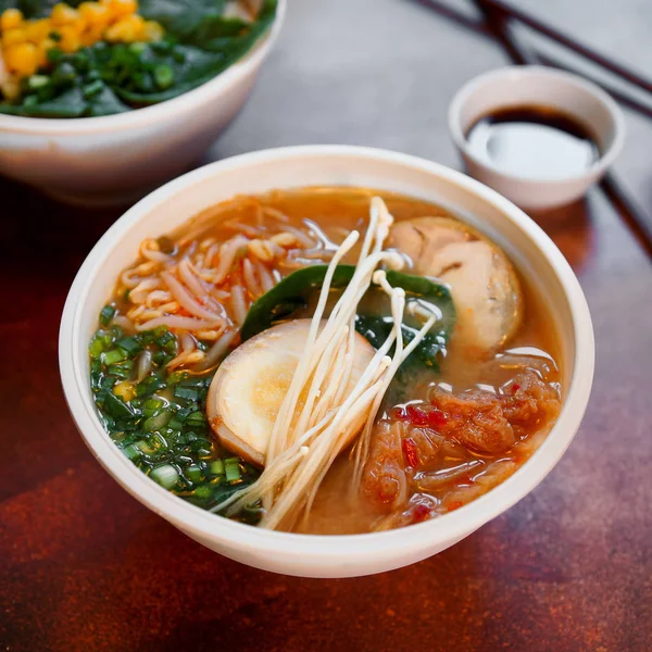 Asian Soup Noodles Algae — Stock Photo, Image