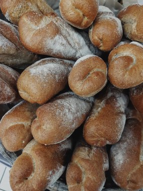 arka plan olarak taze baget yakın çekim 