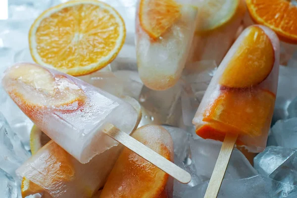 close up of ice-cream with iced fruits