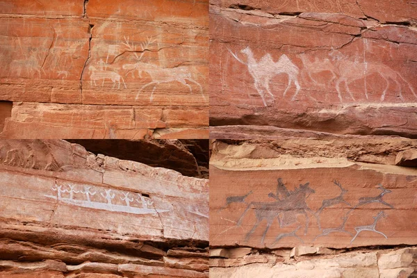 Petroglifos Shishkin Pinturas Rupestres Pueblos Antiguos —  Fotos de Stock