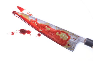 Beyaz blackground kanıtlara kötü suçlu