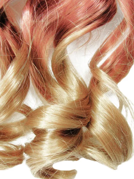 Texture Des Cheveux Ombre Bouclé Abstrait Style Mode Fond — Photo