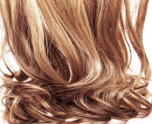 Kudrnatá Zvýraznění Vlasy Textury Abstraktní Módní Styl Pozadí — Stock fotografie