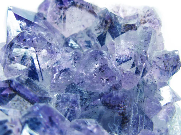 Aquamarijn Natuurlijke Quartz Blauwe Gem Geologische Kristallen Textuur Achtergrond — Stockfoto