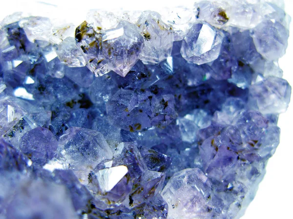 Aquamarin Natürlicher Quarz Blauer Edelstein Geologische Kristalle Textur Hintergrund — Stockfoto