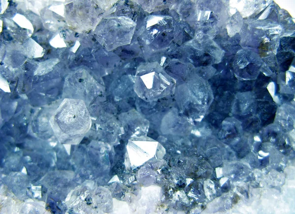 Aquamarine Natural Quartz Blue Gem Geological Crystals Texture Background — Stock Photo, Image