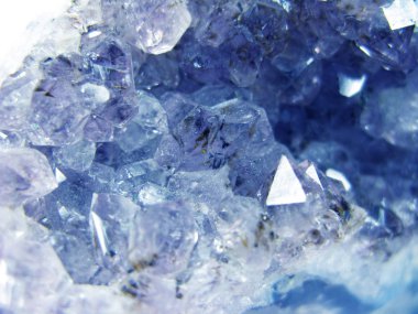 Akuamarin doğal kuvars mavi mücevher jeolojik kristalleri arka plan doku